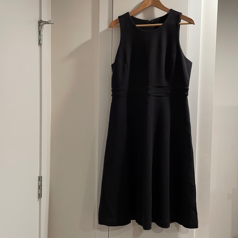 Black tank top midi dress